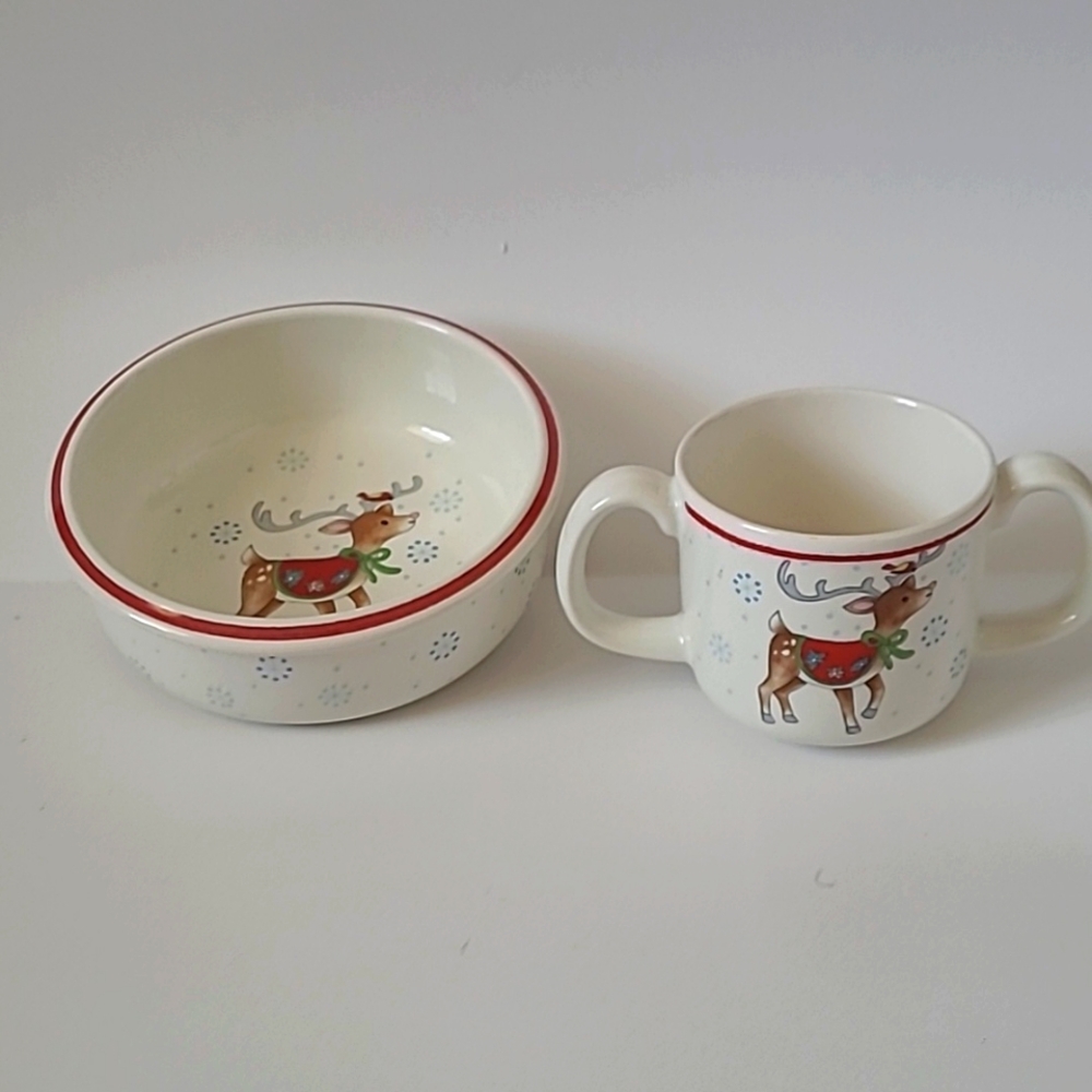 Mikasa Children's Christmas dish set